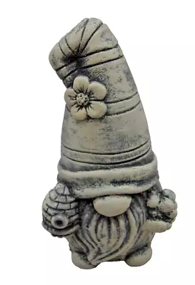 Latex Bee Gnome Mold Plaster Cement Elf Beehive Concrete Rubber Mould 5 H X 2 W • $39.95