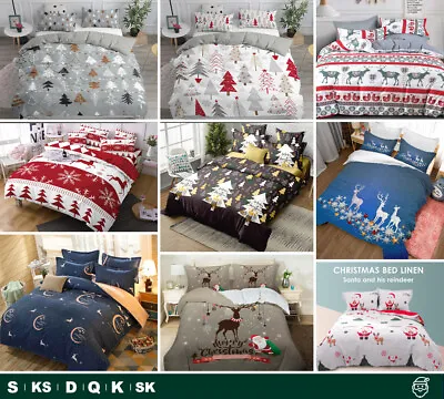 $35 • Buy Christmas Ultra Soft Quilt Doona Cover Set Single Double Queen King Xmas Gift