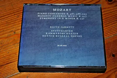 Mozart: Klavierkonzerte 21 23 & 27 - Keith Jarrett - Davies - ECM 2 CDs • £5.63