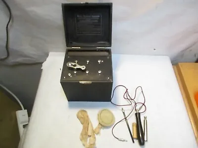 Vintage D.J. Mahler Electrical Quack Medical Device W Case To Remove Warts Moles • $54.99