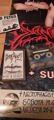 Dying Fetus - Bathe In Entrails Demo 1993 Live Tape Death Grind Flyer Poster • $99