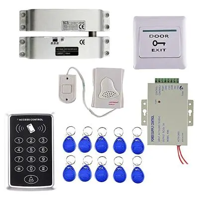 /ID Door Access Control Controller System Set Electric Bolt Lock 125KHz • £61.20