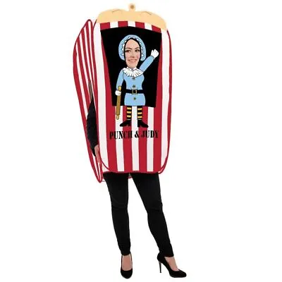 Judy The Puppet Booth Costume - Womens Fancy Dress Halloween • £24.99