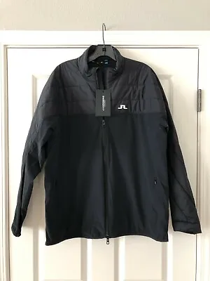 NEW J. Lindeberg Winter Hybrid Jacket Lux Softs Men's XL Black • $169.99