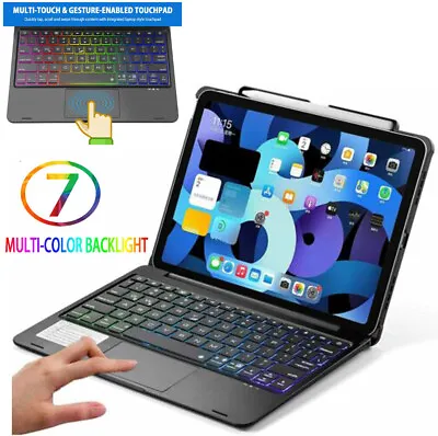 $62.69 • Buy Touchpad Keyboard Smart Cover Case For Pro 11  IPad 9th 8th 7th Gen IPad Air 5 4