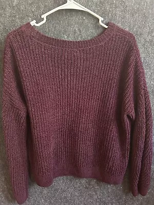 SO Brand Maroon Long Sleeve Sweater XXL • $8