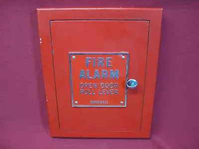Vintage Honeywell Fire Alarm Door Panel Cover #5 Offers Welcome :-) • $100