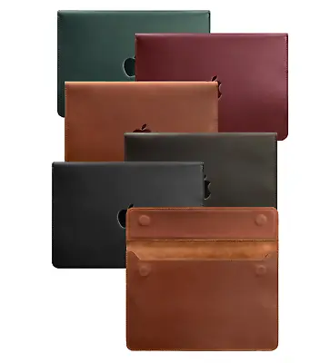 Case For MacBook Laptop Sleeve. MACBOOK PRO / AIR 13 15 16 Genuine Leather • $75.80