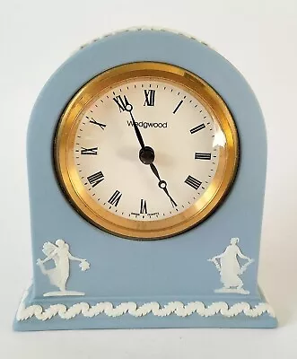 Wedgwood Blue Jasperware Clock Dancing Hours Boxed • $243.34