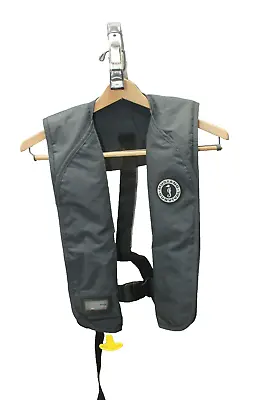 Mustang MIT 100 Admiral Gray Manual Inflatable PFD Life Vest - U.S.C.G Certified • $105