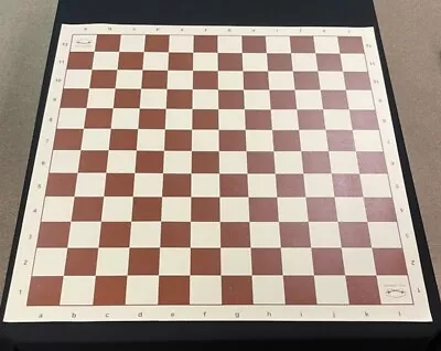 Musketeer Variant Chess Board - Vinyl - 12x12 Square - Brown • $32.99