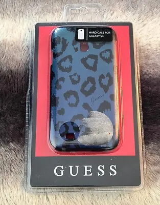 Guess Samsung Galaxy S4 Hard Phone Case Designer Cover Animal Print Multicolour • £13.77