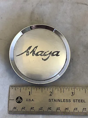 MAYA Custom Wheel Rim Hub Chrome And Polished Cover Center Cap 2-7/8  Diameter • $35