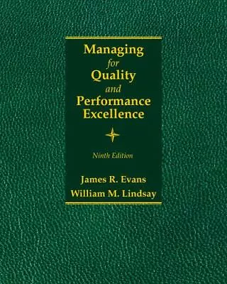 Managing For Quality And Performance Excellence - Hardcover - GOOD • $17.24
