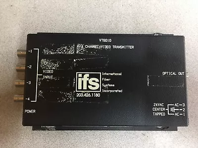 Used Ifs 4 Channel Video Transmitter Vt6010 • $50