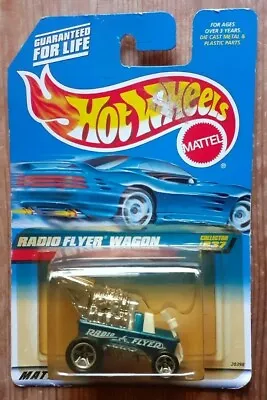 Hot Wheels - 1998 #837 - Radio Flyer Wagon In Blue - NEW OLD STOCK • £7.50