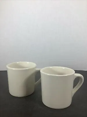 Set Of 2~McCoy®️Pottery Ivory Ceramic Coffee/ Tea Mug / Cups~USA • $12