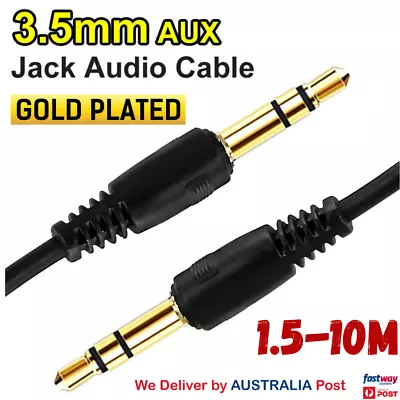 AUX Male To Male Cable Audio 3.5mm Headphone Stereo Extension Cord • $4.95