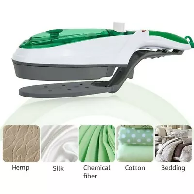 Handheld Iron Clothes Steamer Powerful Fabric Portable Travel Heat Garment 1000W • £13.98