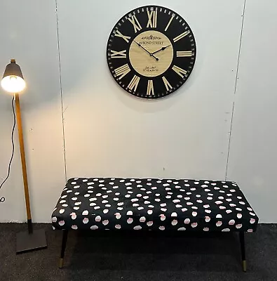 £59.99 • Buy Brand New Sakura Floral Bedroom Bench Foot Stool Polka Dot Style