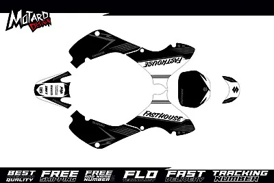 Suzuki JR 80  2001 2002 2003 2004 Fasthouse Graphics Kit Enduro Motocross Decal • $252.89