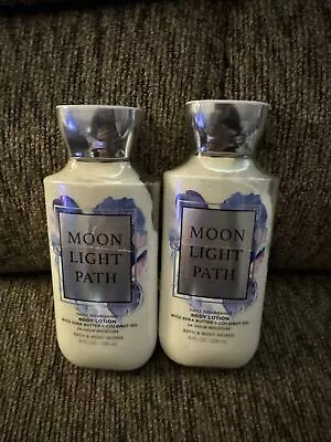 Bath And Body Works MOONLIGHT PATH Shea Butter + Vitamin E Body Lotion 2 Pack • $25.10