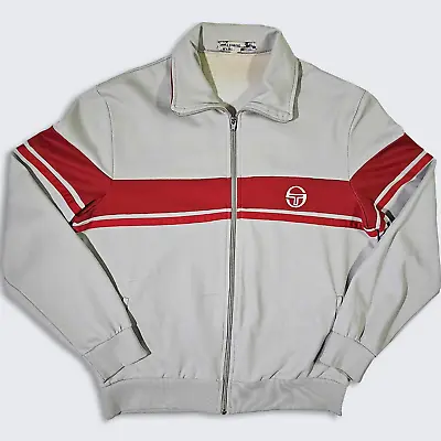 Sergio Tacchini Vintage 70s Track Jacket - Lightweight Coat - Made In Italy • $79