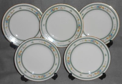 $23.99 • Buy Set (5) Noritake AMENITY PATTERN Dessert/B&B Plates