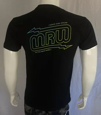 Method Race Wheels 2-Sided Logo Black Short Sleeve T Shirt Men's Size Medium • $12.49