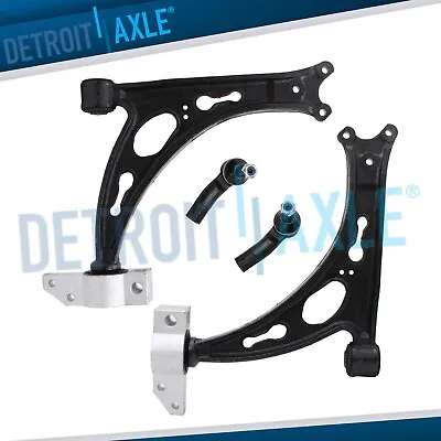 New Complete Front Lower Control Arm Set And Outer Tie Rod Links For VW And Audi • $91.88