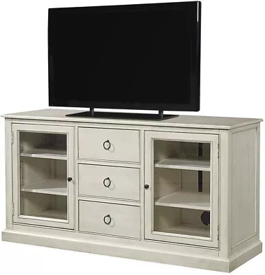 Entertainment Console Center Media UNIVERSAL SUMMER HILL Cotton White Maple • $3759