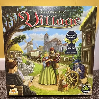 Village Board Game Plus Inn & Port Expansions (Stronghold 2015) COMPLETE • $90