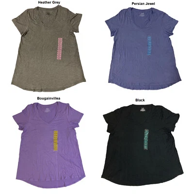 $10.98 • Buy Hue Women's Short Sleeve Relaxed Fit Perfect Legging V-Neck Tee