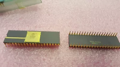 1x  Motorola MC6800L  MC68B00L Microprocessor 8-Bit 1MHz NMOS  CDIP-40 GOLD • $75