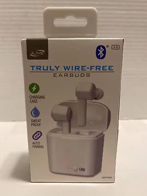 ILive Truly Wireless Earbuds- EarPods W/ Microphone & Charging Case  • $10