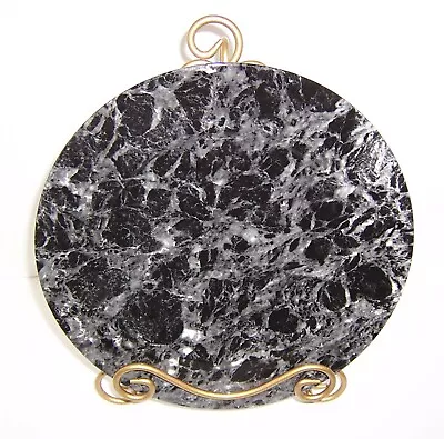 Villeroy & Boch Marble Black 1 Charger Service Plate (12”) Porcelain Luxembourg • $22