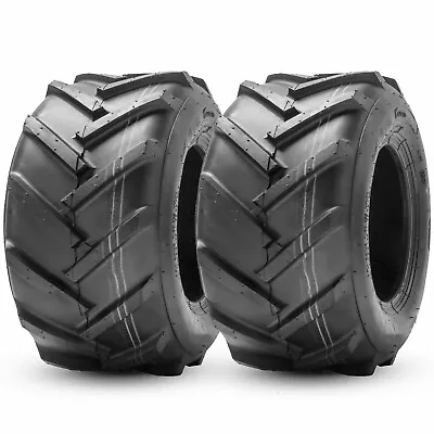 Set Of 2 20x10-8 Lawn Mower Tires 4Ply Heavy Duty 20x10x8 Garden Tubeless Tyres • $134.97