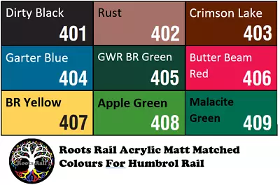 15ml Acrylic Model Paint Hornby Humbrol Rail Colours Matched : Roots Model Paint • £1.79