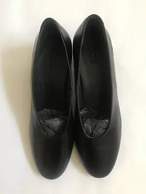Bnib Women's  Cos Black Leather Ballerina Ballet Shoes Heel Uk 7.5 41 Cost £115 • £39.99