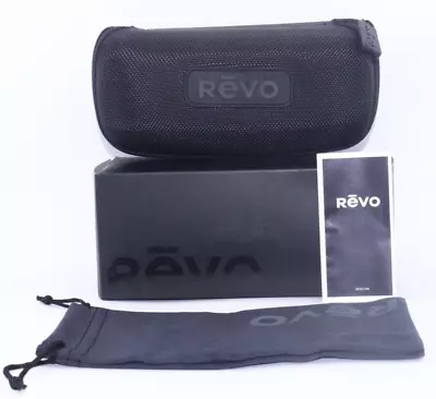 New Authentic Revo Zipper Black Case Pouch Eyeglasses Sunglasses Box Documents • $13.50