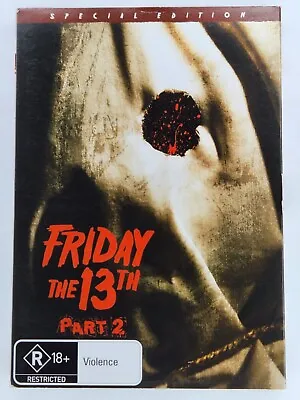 Friday The 13th - Part 2 (Special Edition DVD 1981) Region 4 Free Postage VGC • £11.56