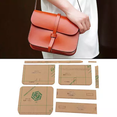 Shoulder Bag Template Pattern Leather Bag Pattern Kit For DIY Handcraft HH0 • $41.86