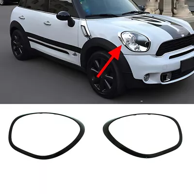 Headlight Trim Rings LH+RH For MINI Cooper R60 Countryman John Cooper 2011-2016 • $50.99