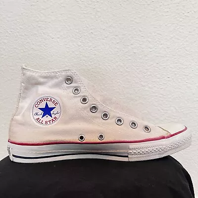 Vintage White Converse All Star Chuck Taylor Size 7 Made In USA 80's 90s (As Is) • $58