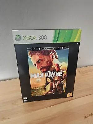$115 • Buy Max Payne 3 Special Edition Xbox 360 2012 BRAND NEW Statue Game/Print (Sealed)