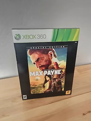 Max Payne 3 Special Edition Xbox 360 2012 BRAND NEW Statue Game/Print (Sealed) • $109.99