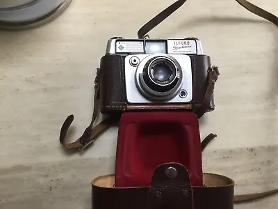 Ilford Sportsman Camera With Original Leather Case Pronto Made In Germany • £15