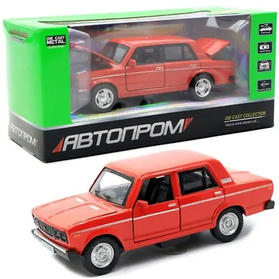 VAZ 2106 Lada 1600 Zhiguli AUTOPROM Soviet Classic Retro Car USSR Diecast Model • $27.90