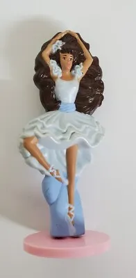 Barbie Birthday Party Figurine Doll Cake Topper McDonalds 1992 Ballerina  • $4