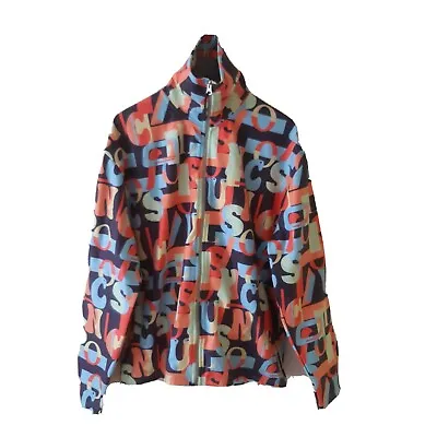 £19.95 • Buy Asos Design Multicoloured Zip Up Top Jumper Fleece Unisex UK Size Medium 